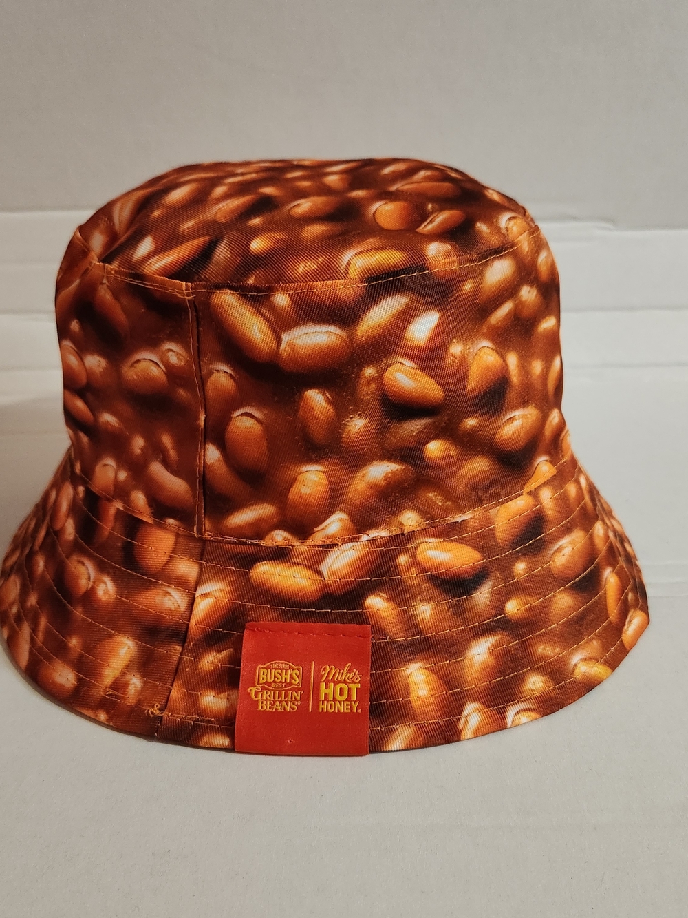 Bush's Grillin' Beans Brown Pattern Bucket Hat - Fun